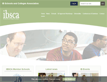 Tablet Screenshot of ibsca.org.uk